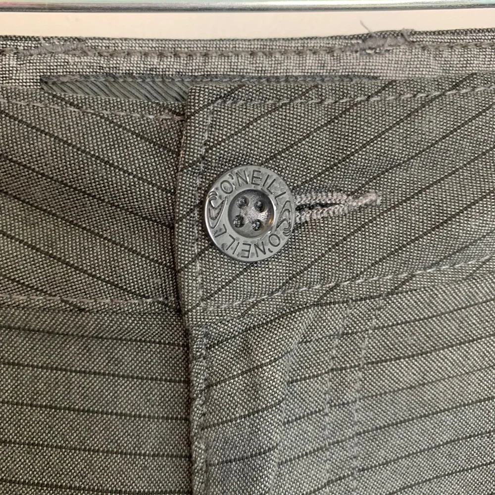O'Neill Gray Striped Hybrid Shorts
